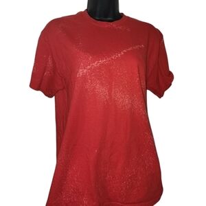 Vibrant Red Short Sleeve Women's Tee